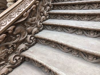 Low angle view of statue of building