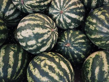 Full frame shot of fruits for sale in market