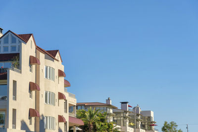 Low angle view of buildings against sky