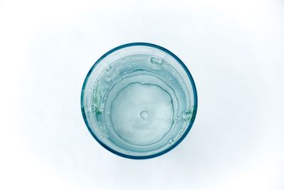 Close-up of food in bowl against white background