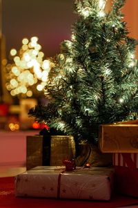 Christmas tree in box