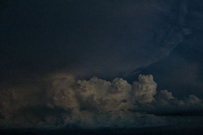 Low angle view of storm clouds in sky