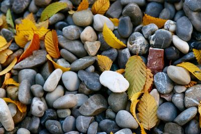 Full frame shot of stones
