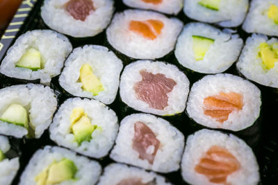 Close-up of sushi