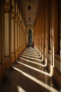 Corridor of building