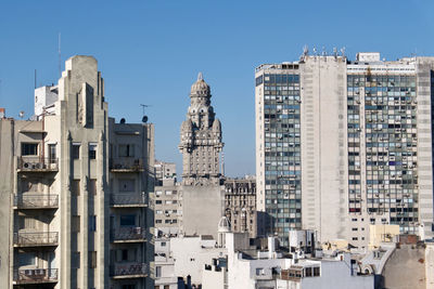 View to palacio salvo in the old city 