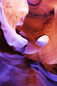 Close-up of rock formation