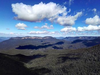 Panoramic view of landscape against sky