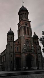 Low angle view of historic building against sky