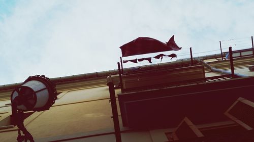 Low angle view of building against sky