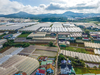 Landscape in the city of da lat city, vietnam is a popular tourist destination.