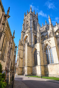 The york minster in england on a sunny day