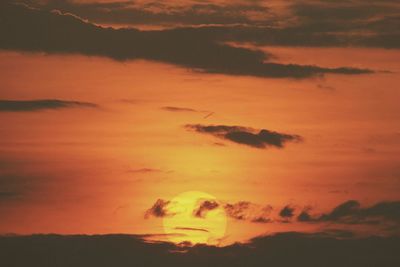 Scenic view of sky at sunset