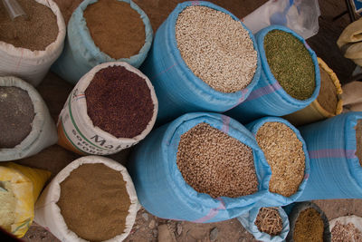 Full frame shot of market stall for sale