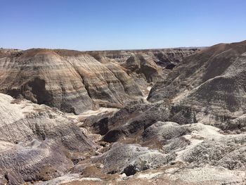 Rock formations in a desert