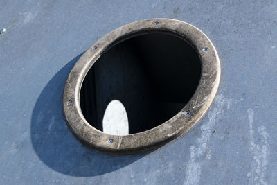 A waste glass container on the roadside in bünde, east westphalia