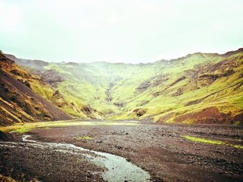 Scenic view of mountains