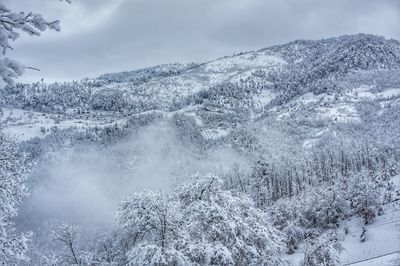 Snow on mountain