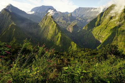 Scenic view of mountains