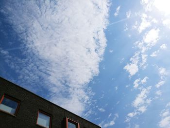 Low angle view of building against sky