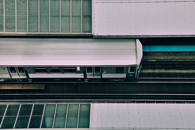 Train at railroad station