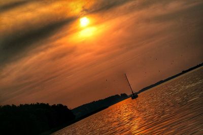 Scenic view of sky at sunset