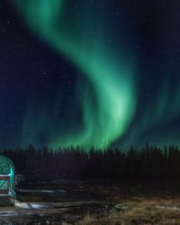 Scenic view of star field at night