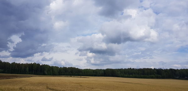 Panoramic view of landscape against sky