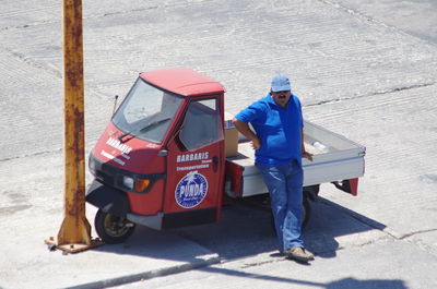 Full length of man working