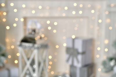 Close-up of christmas decorations