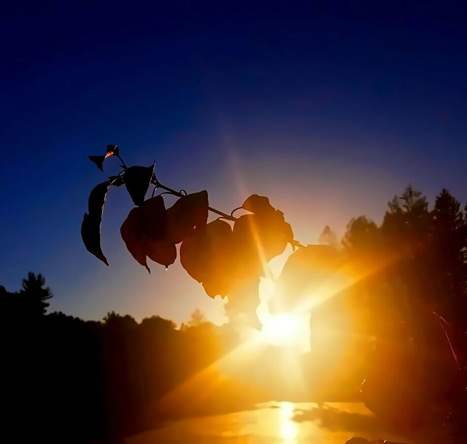 SILHOUETTE OF MAN ON MOUNTAIN AGAINST SKY