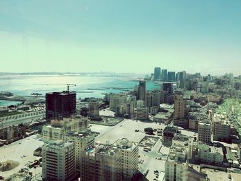 Aerial view of cityscape