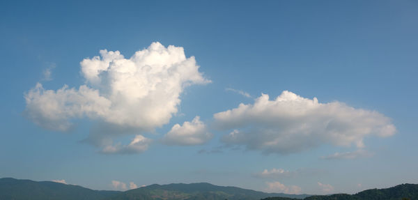 Low angle view of clouds in sky