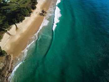 Aerial view of beach