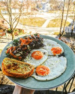 Close-up of food in plate