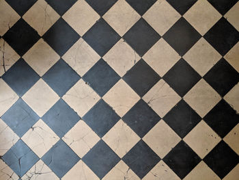 Full frame shot of tiled floor