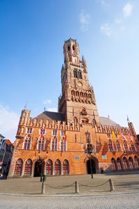 Low angle view of historical building against sky