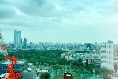 Aerial view of cityscape