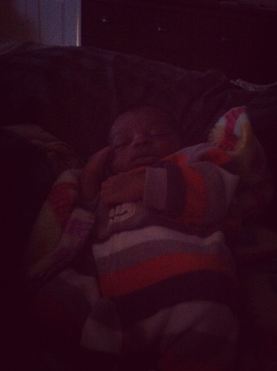 He been sleep all day