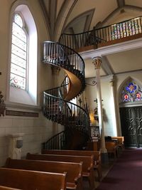 Low angle view of staircase