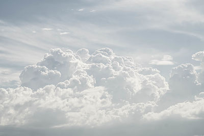 Low angle view of clouds in sky