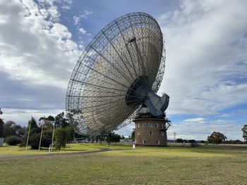 Low angle view of building against sky