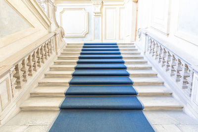 Low angle view of staircase in building