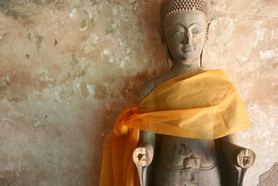 Close-up of buddha statue