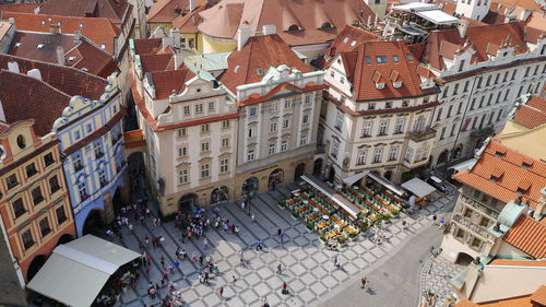 Aerial view of roof