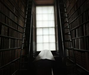 Interior of library