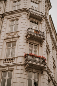 Low angle view of residential building