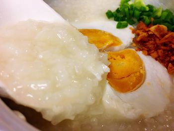 Close-up of food in plate