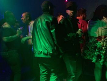 Group of people in nightclub