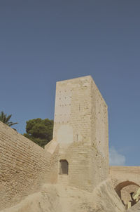 Low angle view of historical building